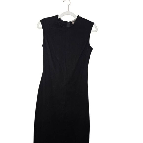 Prairie Underground Black Sleeveless Dress Size XS Minimalist Cotton - Picture 2 of 6